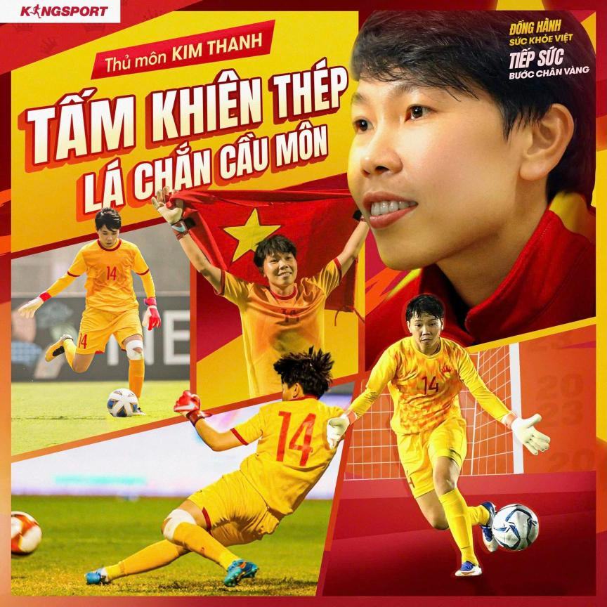 Thủ môn Kim Thanh – tấm khiên thép