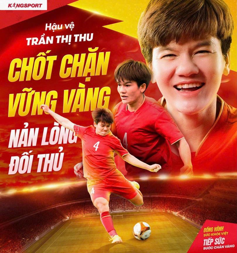 Hậu vệ Trần Thị Thu – chốt chặn vững vàng